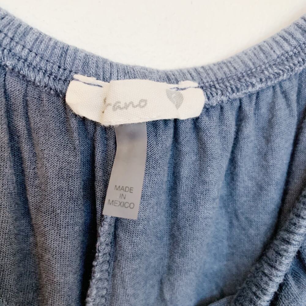 Soprano Off-Shoulder Blue Romper - Picture 6 of 6